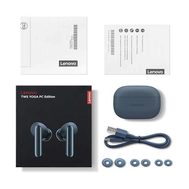 Lenovo Auriculares Inalámbricos YOGA PC Edition True Wireless (TWS) con ANC, Micrófono, Azul Verdoso (Tidal Teal) Lenovo Auriculares Inalámbricos YOGA PC Edition True Wireless (TWS) con ANC, Micrófono, Azul Verdoso (Tidal Teal)
