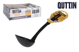 Quttin Cucharon de Nylon Negro 30 x 8.5 cm (24 Unidades)