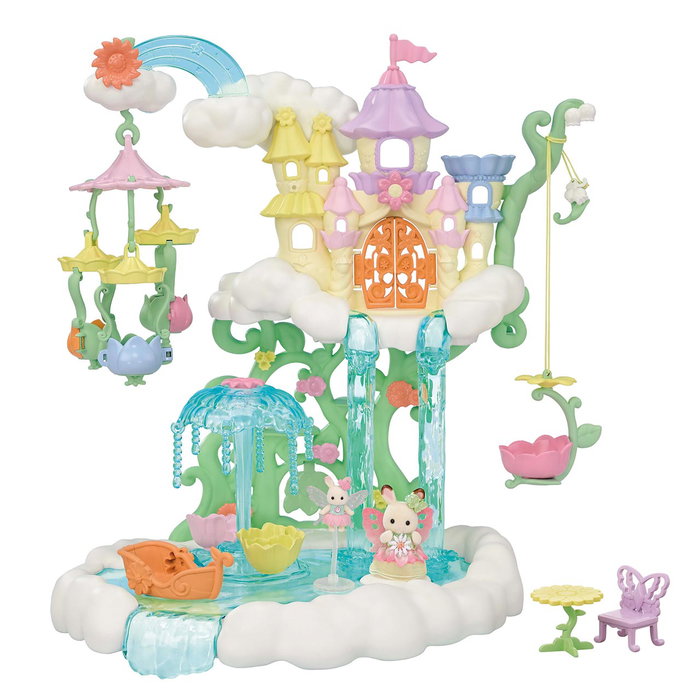 Sylvanian Families El Castillo de las Hadas con Conejo Bebé de Chocolate