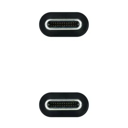 Nanocable 10.01.4103 Cable USB 3.2 Tipo-C Macho a USB Tipo-C Macho Negro 3m 100W 20Gbps