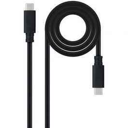 Nanocable 10.01.4103 Cable USB 3.2 Tipo-C Macho a USB Tipo-C Macho Negro 3m 100W 20Gbps
