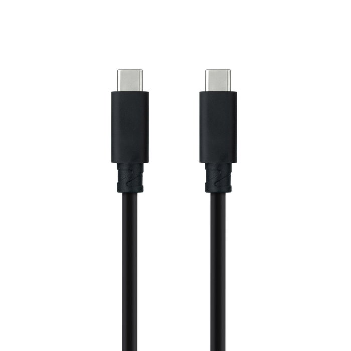 Nanocable Cable USB 3.2 Gen2x2 USB-C a USB-C, 3 m, 20Gbps, 100W, Negro