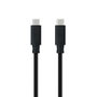 Nanocable Cable USB 3.2 Gen2x2 USB-C a USB-C, 3 m, 20Gbps, 100W, Negro