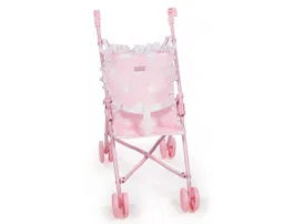 Goula Silla de Paseo para Muñecas Carlota Plegable Rosa 550x270x410 mm