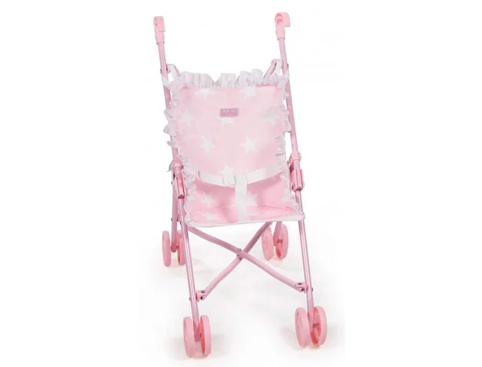 Goula Silla de Paseo para Muñecas Carlota Plegable Rosa 550x270x410 mm Goula Silla de Paseo para Muñecas Carlota Plegable Rosa 550x270x410 mm