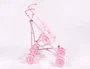 Goula Silla de Paseo para Muñecas Carlota Plegable Rosa 550x270x410 mm