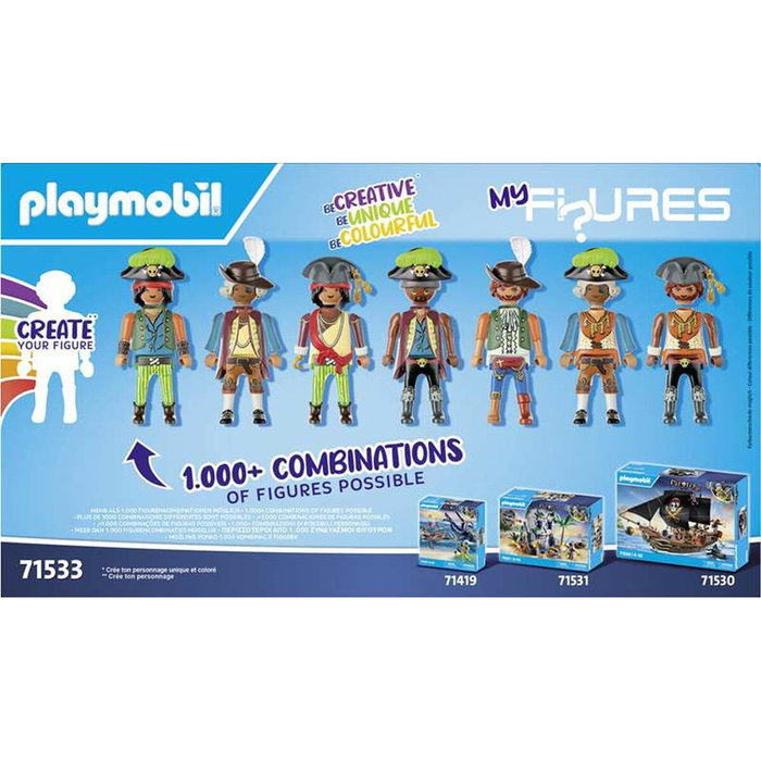 Playmobil Figuras piratas con accesorios Pirates 71533