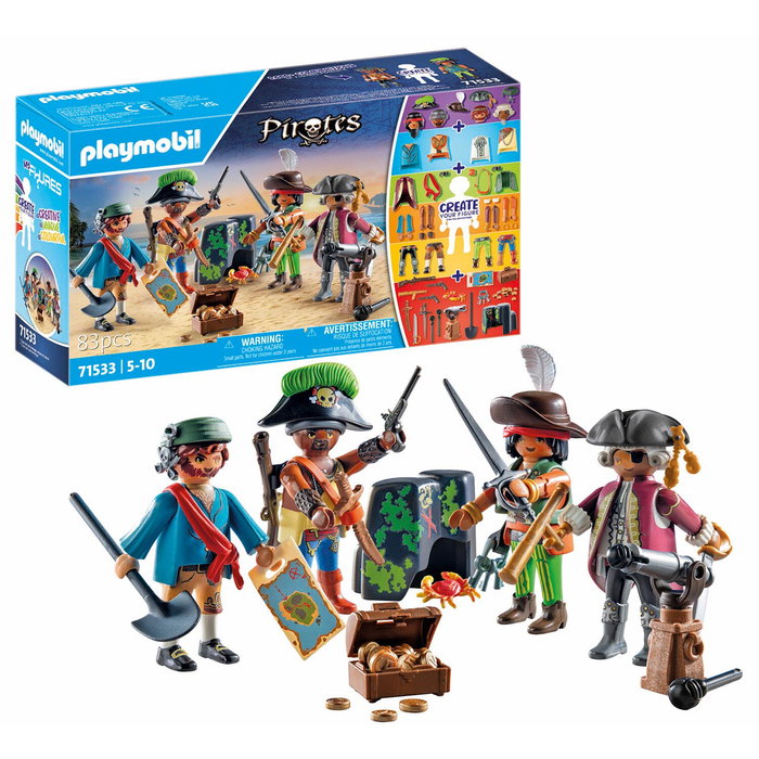 Playmobil Figuras piratas con accesorios Pirates 71533