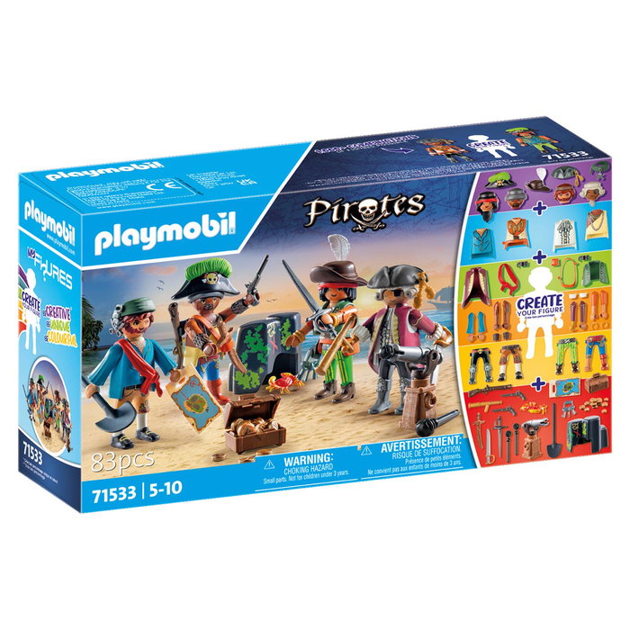 Playmobil Figuras piratas con accesorios Pirates 71533
