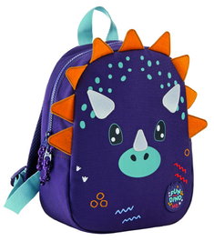 Miquelrius MR19246 Mini Mochila Reciclada Fun Dino, RPET Poliéster Reciclado, Capacidad 6L, 28x21x10cm