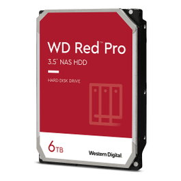 Western Digital Red Pro WD6005FFBX 6TB 7200RPM 256MB SATA 3.5" Disco Duro NAS para Servidor y Almacenamiento