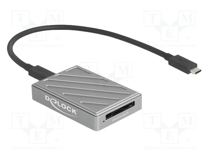 DeLOCK 91021 Lector de tarjetas CFexpress 2.0 Type B USB4 Gen 3x2 Type-C