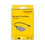 DeLOCK 91021 Lector de tarjetas CFexpress 2.0 Type B USB4 Gen 3x2 Type-C Gris