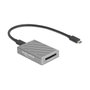 DeLOCK 91021 Lector de tarjetas CFexpress 2.0 Type B USB4 Gen 3x2 Type-C Gris