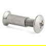 HERRAJES ALK Tornillo Pasante M4-12 Inoxidable Para Bisagra con Tubo
