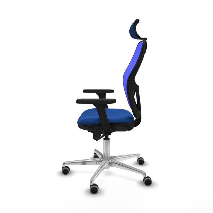PIQUERAS Y CRESPO Silla de oficina Jorquera, mecanismo sincro, azul PIQUERAS Y CRESPO Silla de oficina Jorquera, mecanismo sincro, azul