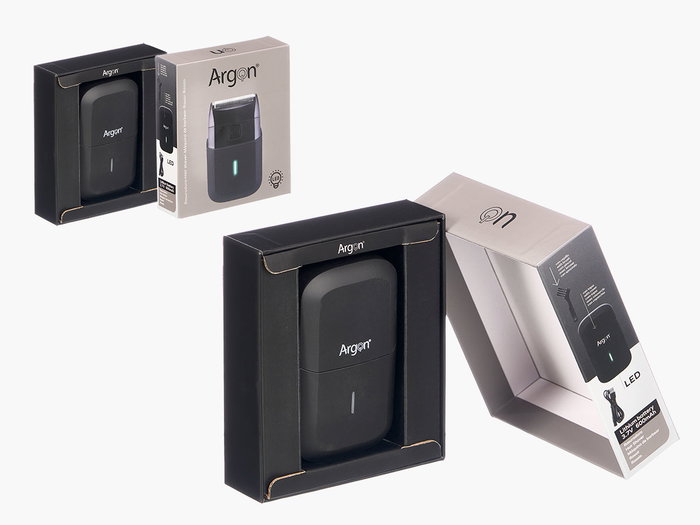 Argon Rasuradora Negra 600mAh USB 6.3x10.7x2.5 cm (Set de 12) Argon Rasuradora Negra 600mAh USB 6.3x10.7x2.5 cm (Set de 12)