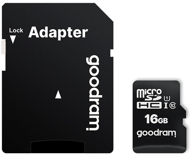 Goodram Tarjeta microSD M1AA 16GB con adaptador