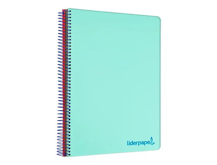 Liderpapel Cuaderno Espiral A5 Micro Wonder Verde Turquesa 120 Hojas