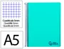 Liderpapel Cuaderno Espiral A5 Micro Wonder Verde Turquesa 120 Hojas