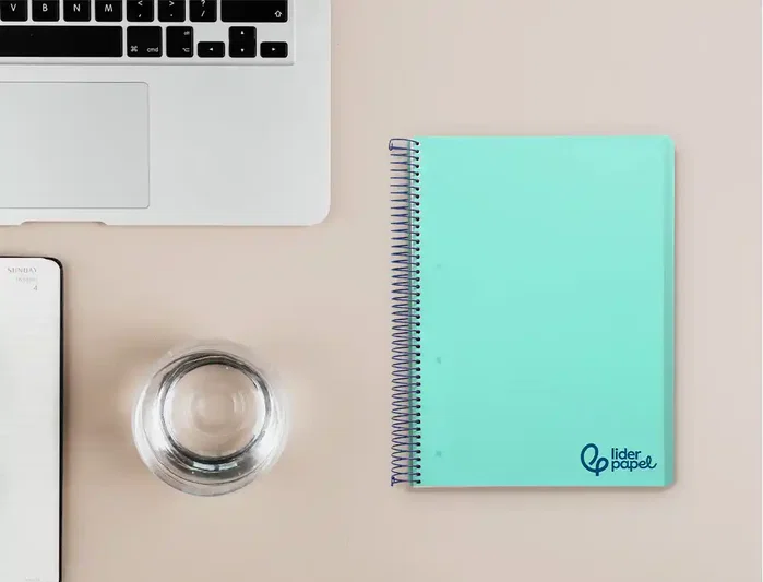 Liderpapel Cuaderno Espiral A5 Micro Wonder Verde Turquesa 120 Hojas