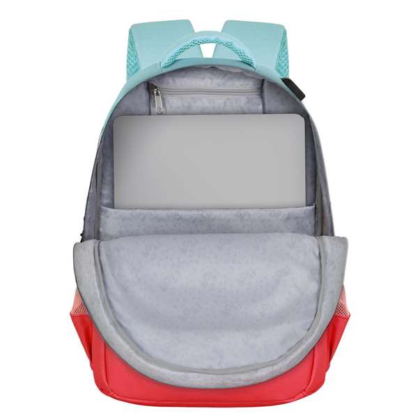 Karactermania Mochila OMP! Run. Plus FAN Popcorn, 3 compartimentos, puerto USB, material Ripstop, Azul, 21 x 34 x 46 cm