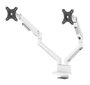 Neomounts DS70-250WH2 Brazo para dos monitores 17-32 pulg, Blanco