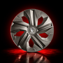 Momo Tapacubos Blade Mate Hematite Carbono 14 - Juego de 4