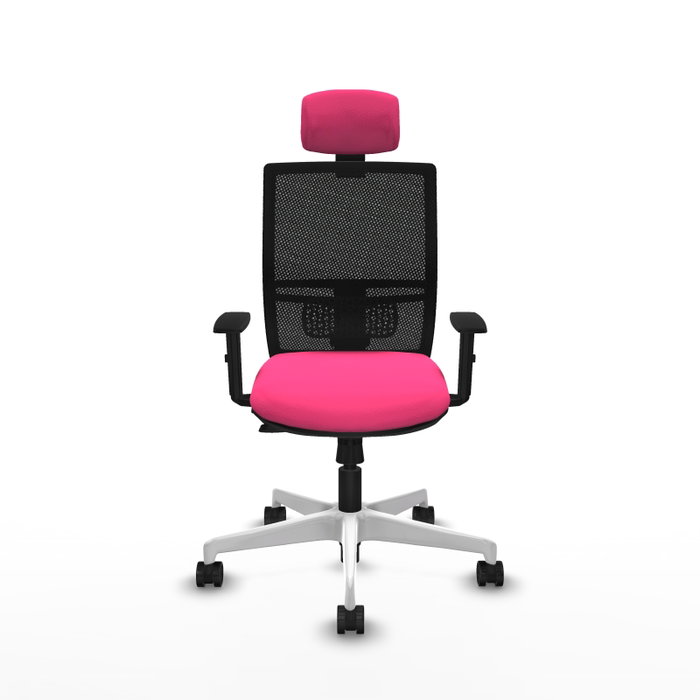 PIQUERAS Y CRESPO Silla de oficina Yunquera Rosa y Negro PIQUERAS Y CRESPO Silla de oficina Yunquera Rosa y Negro