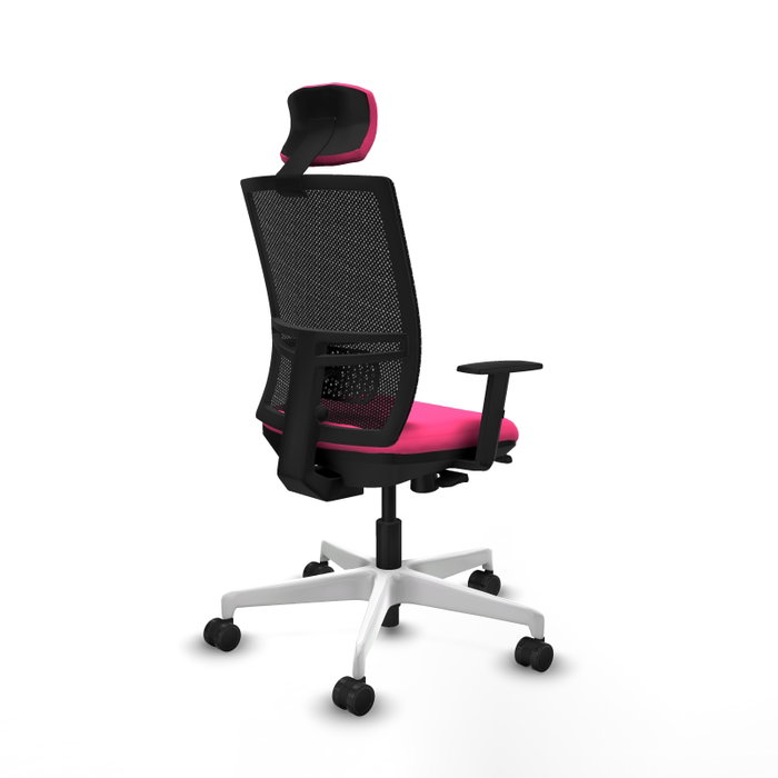 PIQUERAS Y CRESPO Silla de oficina Yunquera Rosa y Negro PIQUERAS Y CRESPO Silla de oficina Yunquera Rosa y Negro