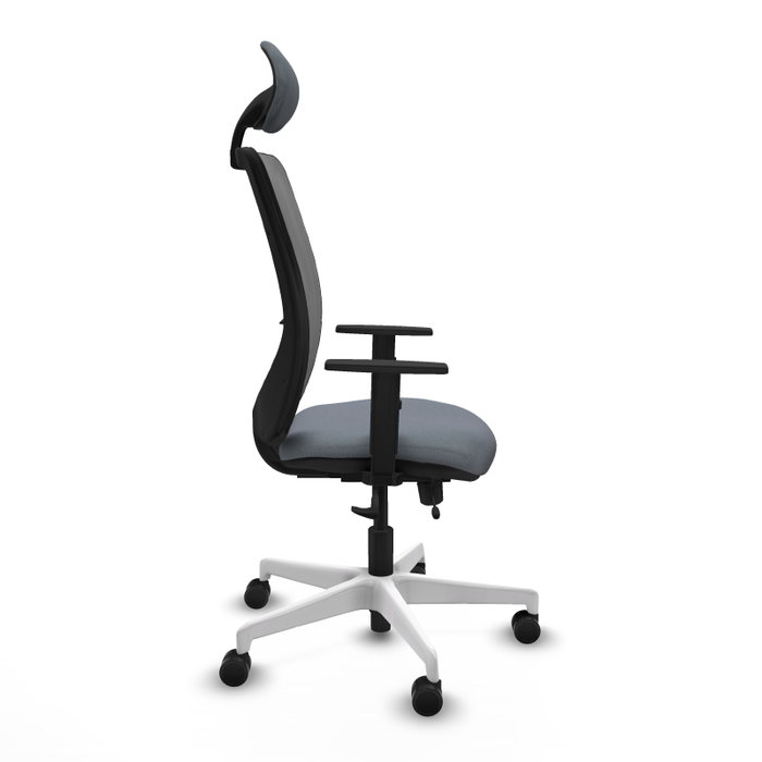 PIQUERAS Y CRESPO Silla de oficina Zulema Gris con Mecanismo Sincro/Traslack PIQUERAS Y CRESPO Silla de oficina Zulema Gris con Mecanismo Sincro/Traslack