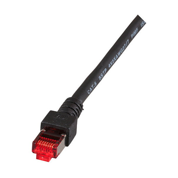 EFB Elektronik Cable de red RJ45 S/FTP Cat6 LSZH 30m Negro