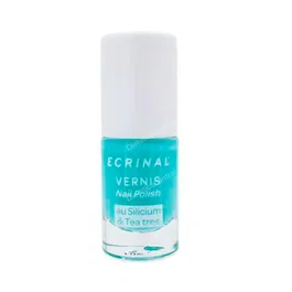 ECRINAL Esmalte de Uñas Fortalecedor D Ame Nature con Silicio, Árbol de Té y Menta - 5 ml (Aprox. 14 Aplicaciones) - Para Uñas Frágiles
