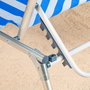 Aktive Tumbona Plegable de Aluminio 186x49 cm