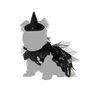 Disfraz para Mascota de Halloween de Bruja Negro - Incluye Vestido y Sombrero - Tamaño L
