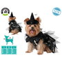 Disfraz para Mascota de Halloween de Bruja Negro - Incluye Vestido y Sombrero - Tamaño L
