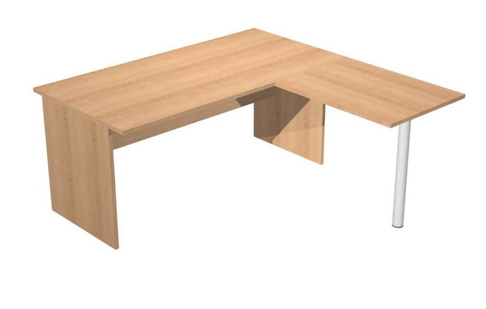 Artexport Mesa Escritorio Presto con Patas Panel Lateral y Ala Lateral 79x60 Haya Artexport Mesa Escritorio Presto con Patas Panel Lateral y Ala Lateral 79x60 Haya