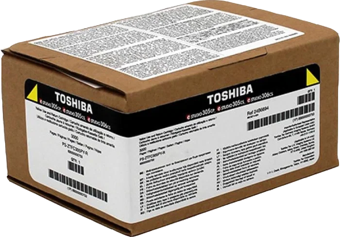 Toshiba T-FC305PY-R Tóner amarillo original 3.000 páginas (6B000000753) Toshiba T-FC305PY-R Tóner amarillo original 3.000 páginas (6B000000753)