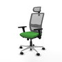 PIQUERAS Y CRESPO Silla de oficina Haches Verde y Gris