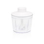 Tristar MX-4881 Batidora de mano con picadora, varillas y vaso medidor, Blanco