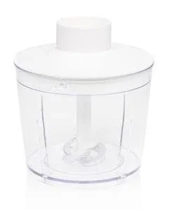 Tristar MX-4881 Batidora de Mano/Inmersión 350W - Tazón 0,7L, 2 Velocidades, Función Turbo/Impulso y Picadora, Color Blanco