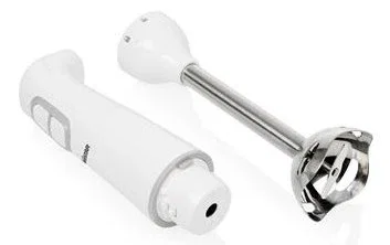 Tristar MX-4881 Batidora de Mano/Inmersión 350W - Tazón 0,7L, 2 Velocidades, Función Turbo/Impulso y Picadora, Color Blanco