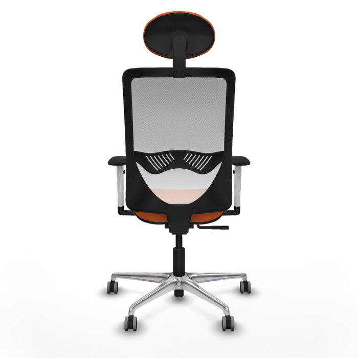 PIQUERAS Y CRESPO Silla de oficina Zulema Naranja y Blanco PIQUERAS Y CRESPO Silla de oficina Zulema Naranja y Blanco