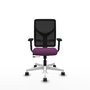 PIQUERAS Y CRESPO Silla de oficina Motilla con mecanismo Sincro/Traslack, Morado y Negro