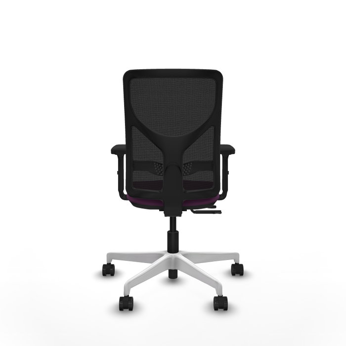 PIQUERAS Y CRESPO Silla de oficina Motilla con mecanismo Sincro/Traslack, Morado y Negro