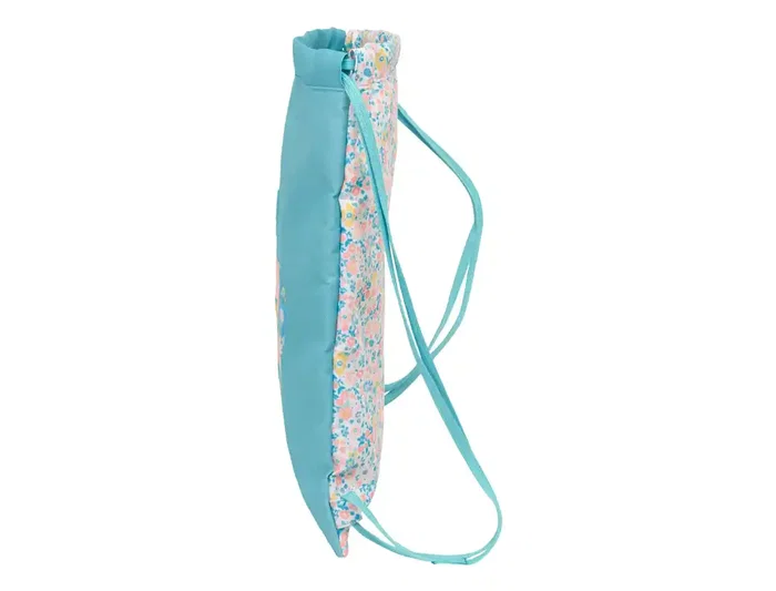 Bolsa Mochila con Cuerdas Moos Fiori Multicolor 35 x 40 x 1 cm