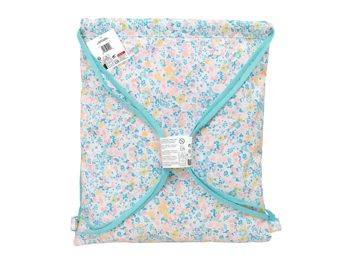 Bolsa Mochila con Cuerdas Moos Fiori Multicolor 35 x 40 x 1 cm