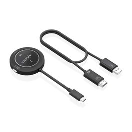 AISENS - USB-C A HDMI INALAMBRICO 1080P 30M + USB-C PD 100W, NEGRO