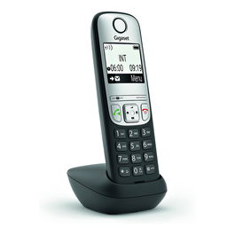 Gigaset A690HX Teléfono Inalámbrico DECT, Manos Libres, Agenda 150 Entradas, Negro Plata, Pantalla 2 Pulgadas