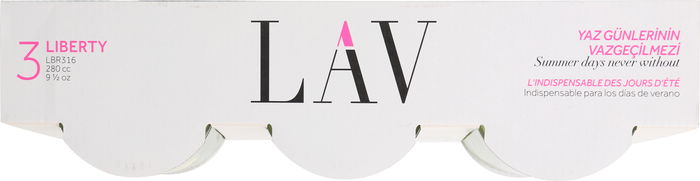 LAV Set 3 Vasos "Summer" Liberty 280 cc (6 Cajas)